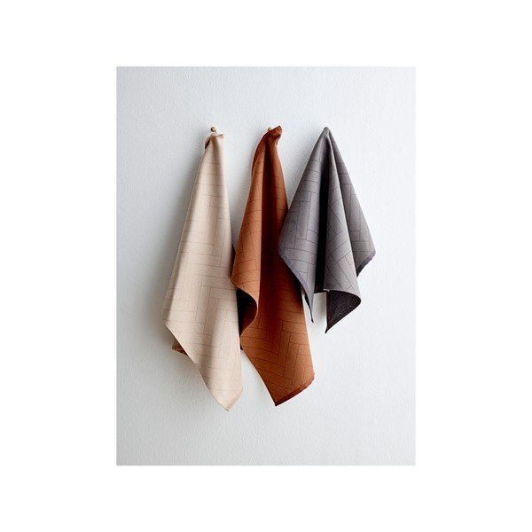 Komplet 3 bombažnih kuhinjskih krp Södahl Tiles-image-2