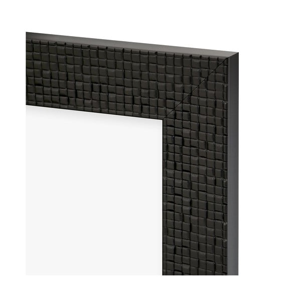 Mat črn plastičen stenski okvir 48x58 cm-image-2