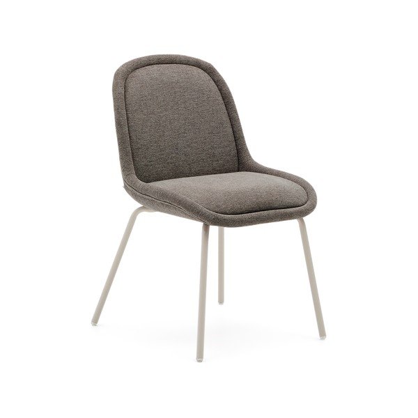 Sivo-bež jedilni stol Aimin – Kave Home-image-3