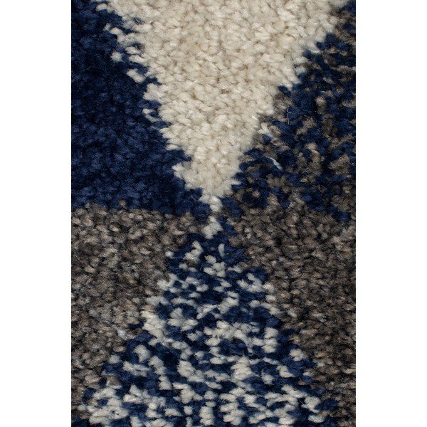 Temno modra preproga Flair Rugs Nuru, 80 x 150 cm-image-1