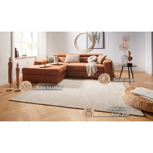 Bež preproga Mint Rugs Supersoft, 120 x 170 cm-image-4