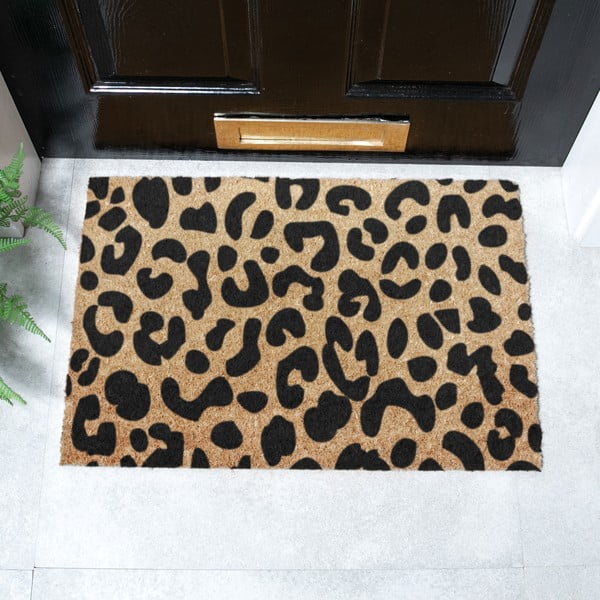 Predpražnik iz kokosovih vlaken 40x60 cm Leopard – Artsy Doormats-image-2