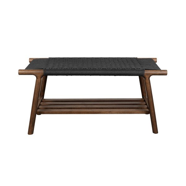 Klop iz masivnega lesa v temni naravni barvi Kintaro – Dutchbone