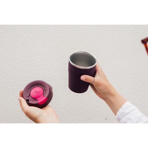 Vijolična potovalna skodelica s pokrovom KeepCup Kangaroo Paw, 454 ml-image-1