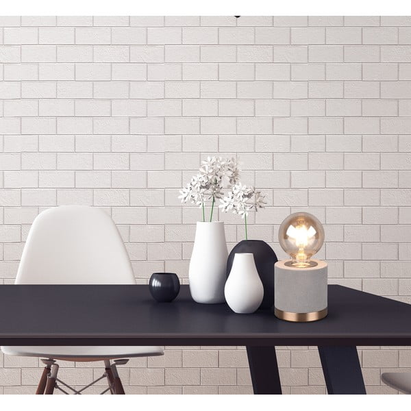 Siva žametna namizna svetilka (višina 11 cm) Judy – Trio-image-1