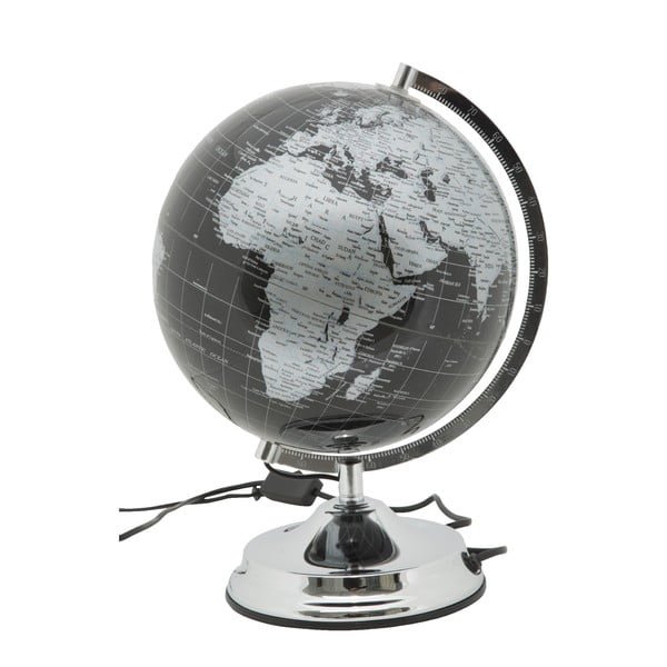 Mauro Ferretti Globe Silver namizna svetilka, ø 25 cm