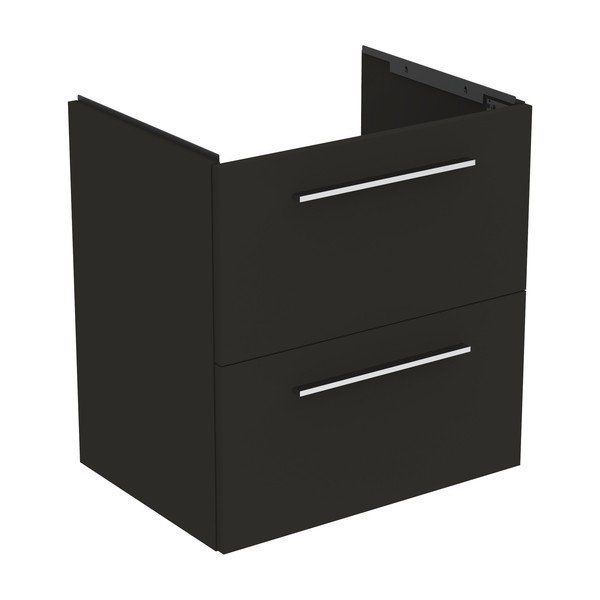 Antracitno siva stenska omarica za pod umivalnik 60x63 cm i.Life A – Ideal Standard-image-2