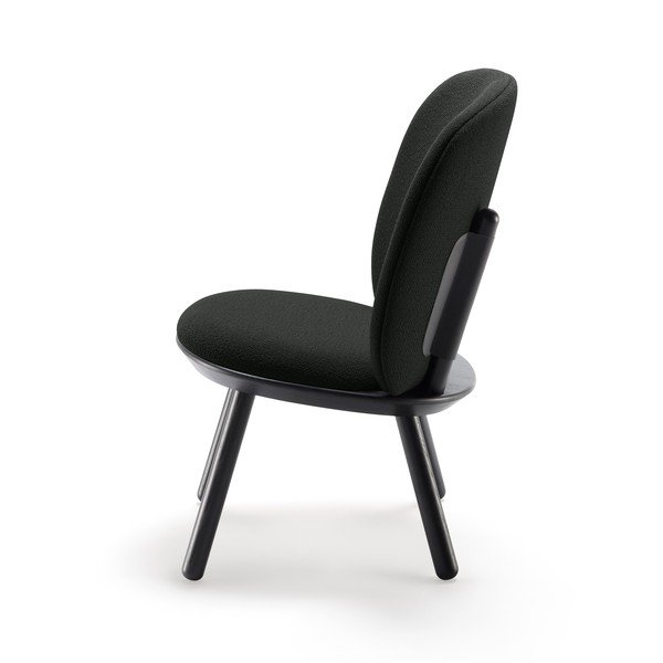 Črn volnen fotelj EMKO Naïve-image-3