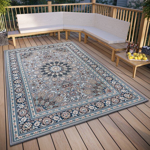 Modra zunanja preproga 200x285 cm Kadi - Hanse Home-image-1