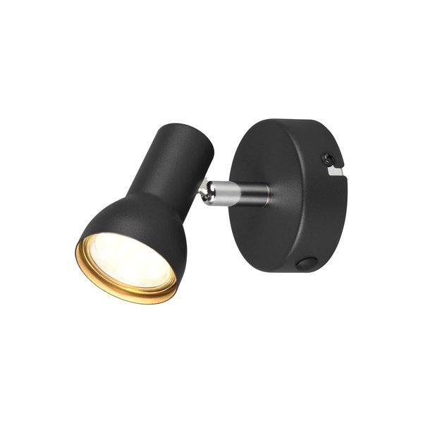 Črno točkovno svetilo ø 8 cm Cantar – Reality-image-1