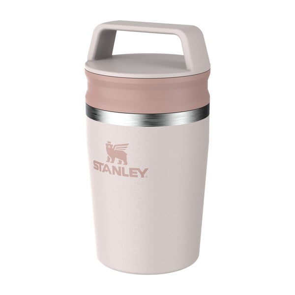 Svetlo rožnat termo lonček iz nerjavečega jekla 230 ml Café-To-Go Travel Mug Rose Quartz – Stanley-image-2