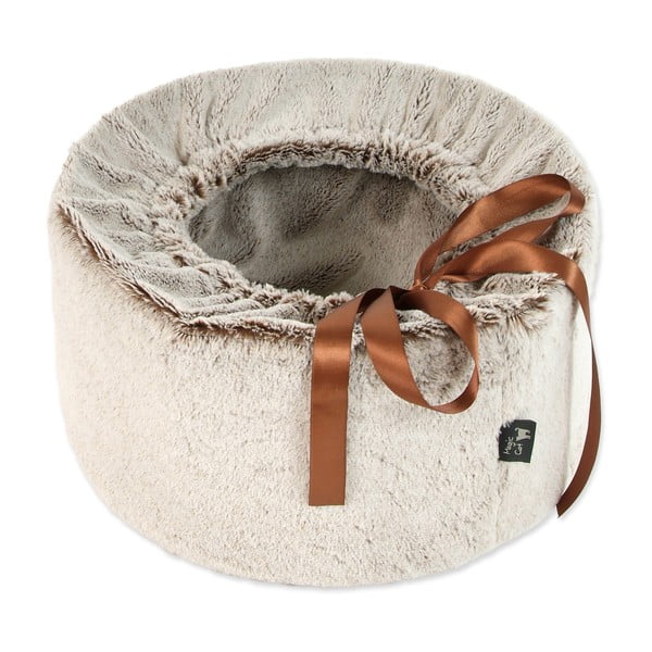 Svetlo rjava mačja postelja ø 40 cm Magic Cat - Plaček Pet Products