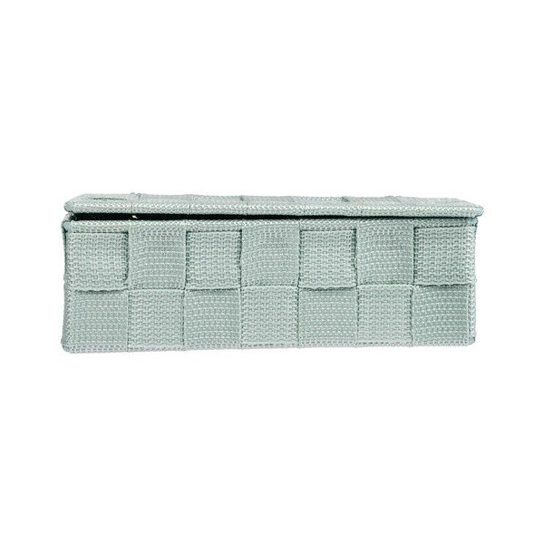 Wenko Adria Mini organizator za kopalnico svetlo zelene barve s pokrovom-image-1