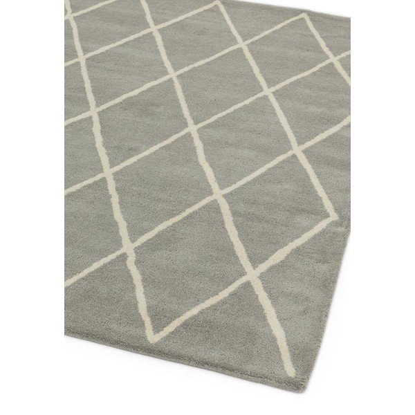 Siva ročno tkana volnena preproga 200x290 cm Albany – Asiatic Carpets-image-1