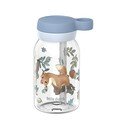 Svetlo modra plastična otroška steklenička za vodo 450 ml Forest Friends by Little Dutch – Mepal