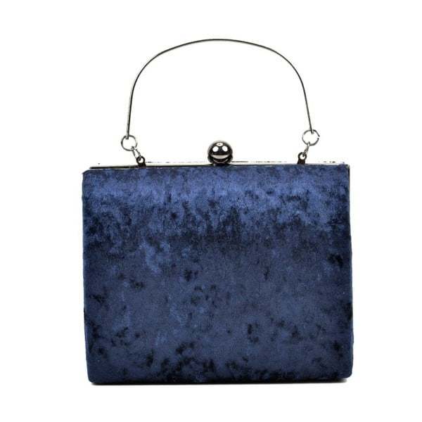 Temno modra torbica iz umetne svile Anna Luchini Mesmero