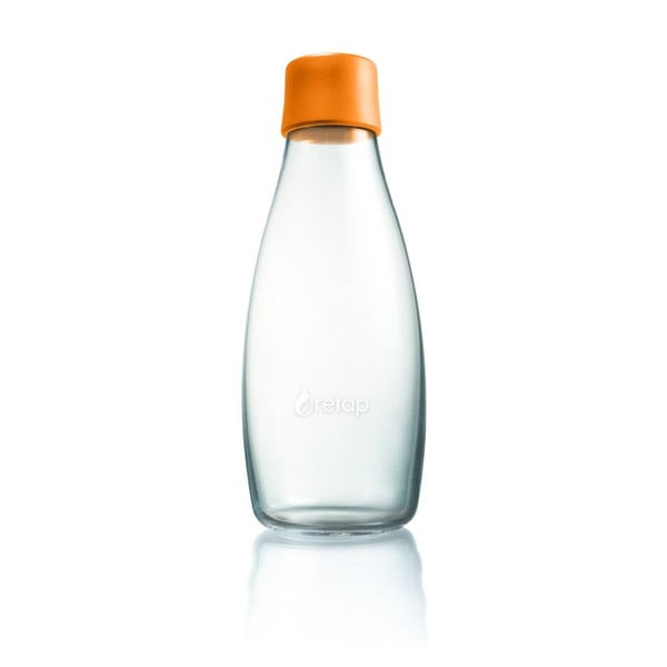 Oranžna steklenica ReTap z doživljenjsko garancijo, 500 ml