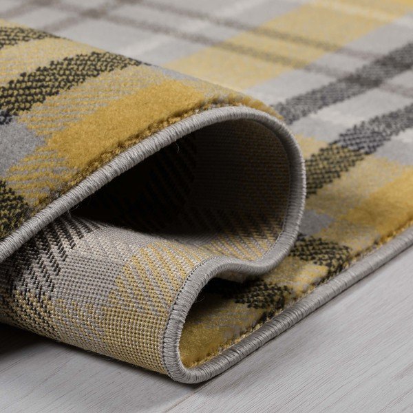 Rumeno-siva preproga Flair Rugs Highland, 160 x 230 cm-image-3