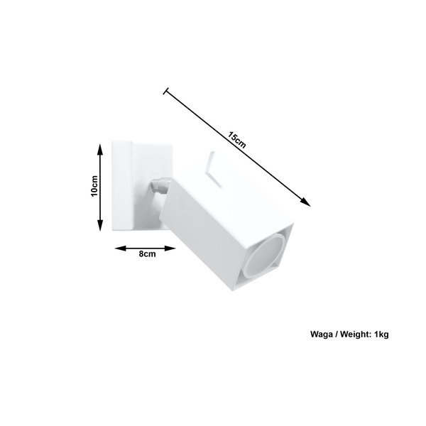 Bela stenska svetilka Sollux Toscana-image-4