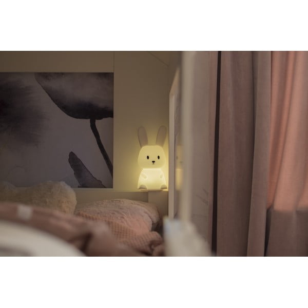 Bela otroška nočna lučka LED Bunny - Star Trading-image-4