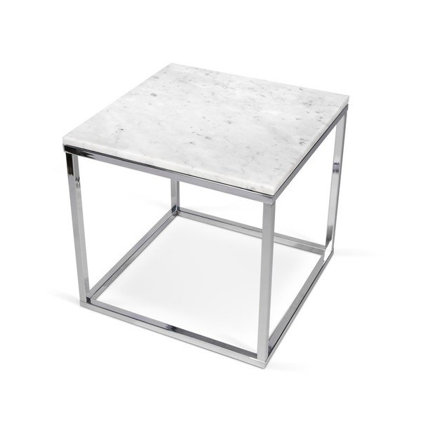 Bela miza z marmornim dekorjem TemaHome Prairie-image-3