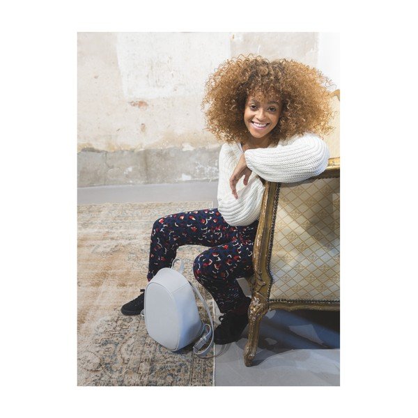 Svetlo siva XD Design Elle Fashion ženski varnostni nahrbtnik, 6,5 l-image-1