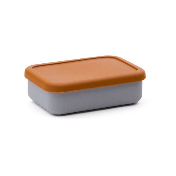 Modra/oranžna silikonska otroška posoda za malico Lili – Kave Home-image-3