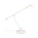 Mat bela LED namizna svetilka z upogljivo konstrukcijo (višina 64 cm) Manduro – Trio