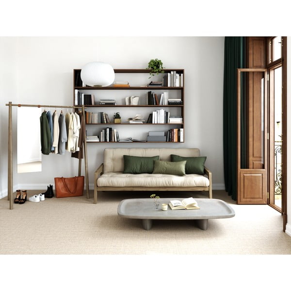 Rjav raztegljiv kavč 204 cm Grab - Karup Design-image-1