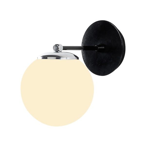 Črno-bela stenska svetilka Opviq lights My Legend-image-2