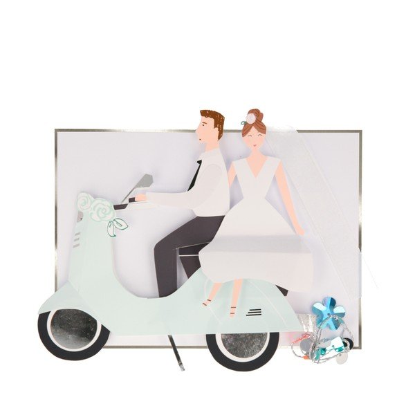 Voščilnica Scooter Couple – Meri Meri-image-1
