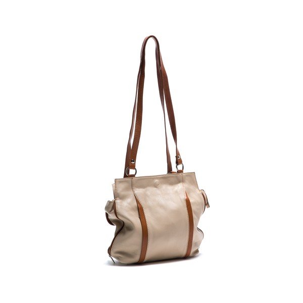 Usnjena torbica Anna Luchini 2139 Beige-image-1
