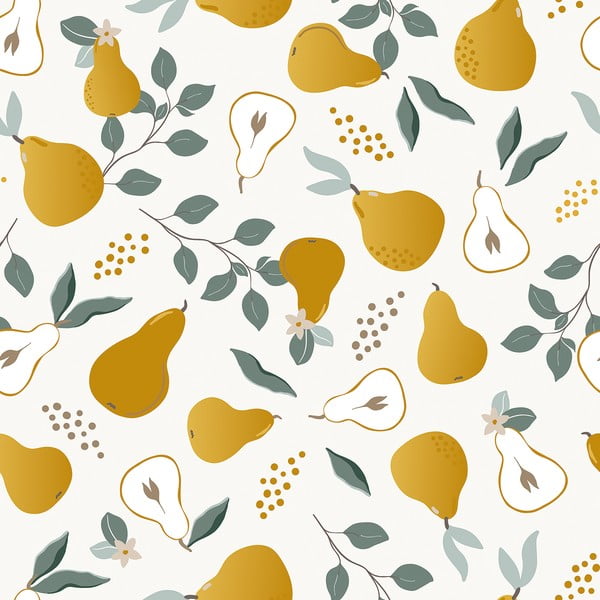 Otroška tapeta 10 m x 50 cm Pretty Pears – Lilipinso