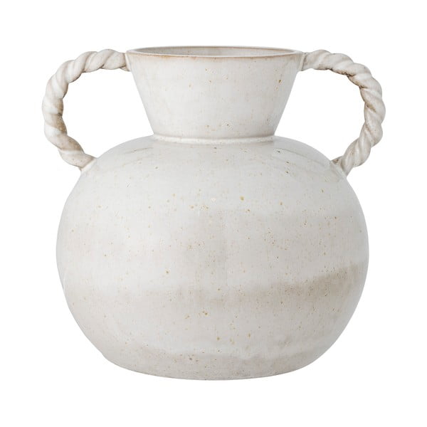 Bela lončena ročno izdelana vaza Semira – Bloomingville