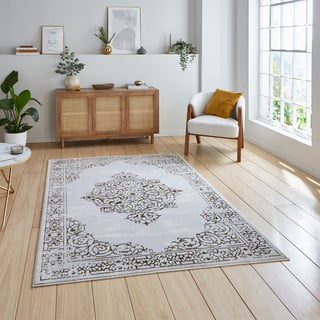 Svetlo siva/zlata preproga 120x170 cm Artemis – Think Rugs