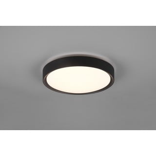 Mat črna stropna svetilka LED ø 33 cm Clarimo - Trio