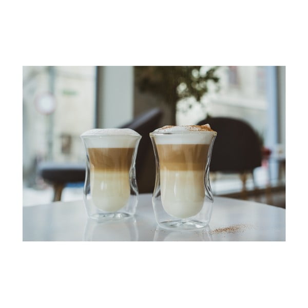 Steklene skodelice v kompletu z dvojno steno 6 ks 250 ml – Vialli Design-image-2