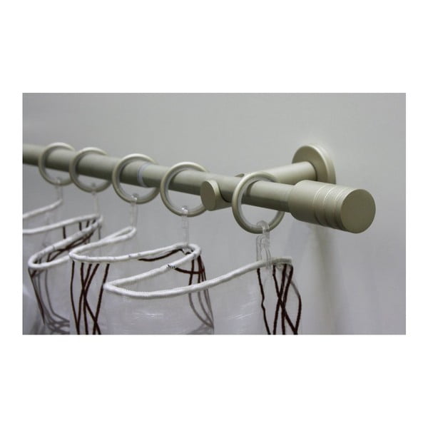 Obročki za zavese z vstavkom in kaveljčkom v kompletu 10 ks Elba - Gardinia-image-1