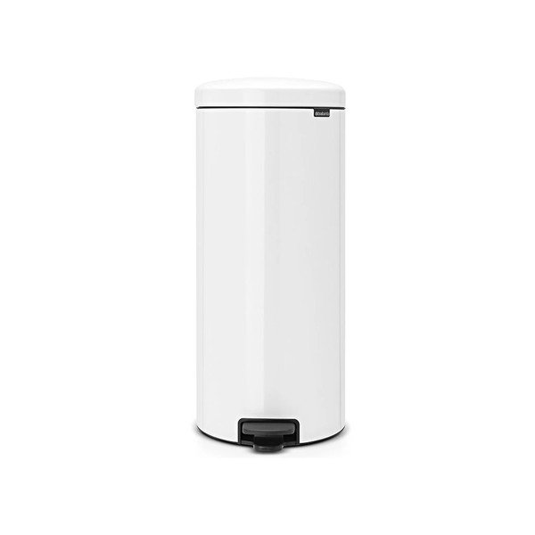 Bel jeklen koš za smeti s pedalom 30 l NewIcon – Brabantia