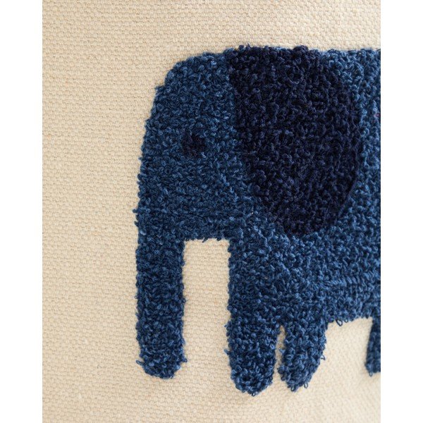 Slonokoščena tekstilna otroška škatla za shranjevanje ø 45x30 cm Tandani – Kave Home-image-4