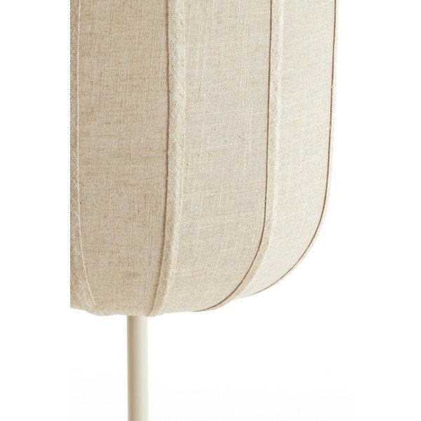 Kremno bela stoječa svetilka s tekstilnim senčilom (višina 165 cm) Solune – Light & Living-image-3