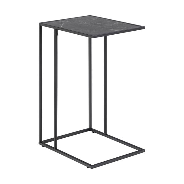 Stranska mizica z mizno ploščo v marmornem dekorju 43x35 cm Infinity – Actona