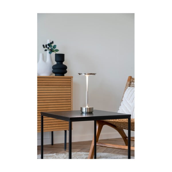 LED namizna svetilka v srebrni barvi (višina 28,5 cm) Lyneham – House Nordic-image-3