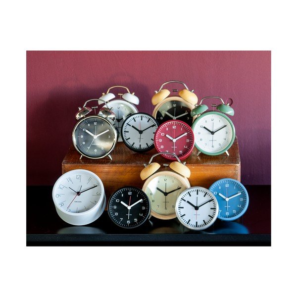 Karlsson Glass Wood Clock-image-1