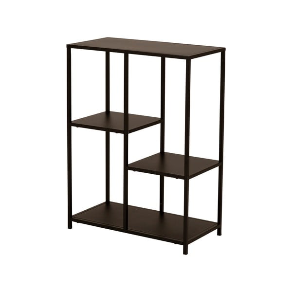 Črn kovinski regal Canett Lite, višina 81 cm-image-2
