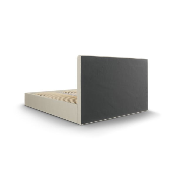 Bež zakonska postelja Mazzini Beds Juniper, 160 x 200 cm-image-4