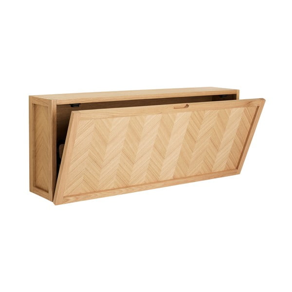 Omarica za čevlje iz hrastovega lesa Herringbone - Hübsch-image-4