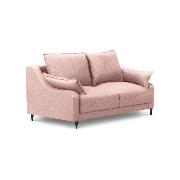 Svetlo roza zofa Mazzini Sofas Ancolie, 150 cm-image-2