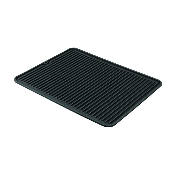 Črn kuhinjski pladenj za odcejanje iDesign Lineo, 32 x 41 cm
