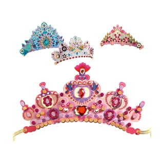 Komplet za izdelavo 4 princeskinih kron Djeco Princess